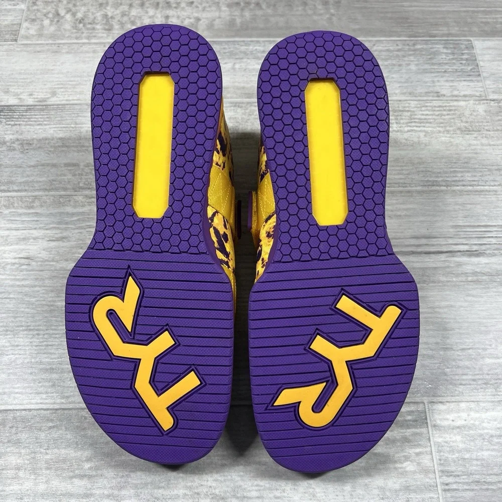 TYR L-1 Lifter Men 10/Women‎ 11.5 Training Powerlifting Shoes Yellow Purple NWOB